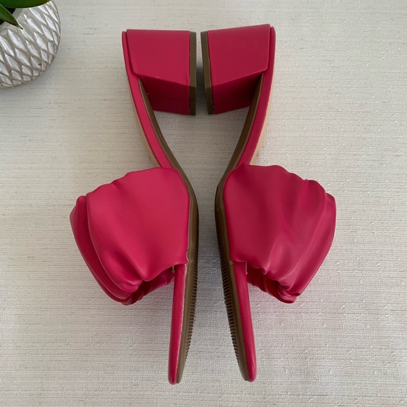 NWOT Anne Klein Ladessa Hot Pink iflex Slide Sandals Woman’s 11 - Picture 7 of 12